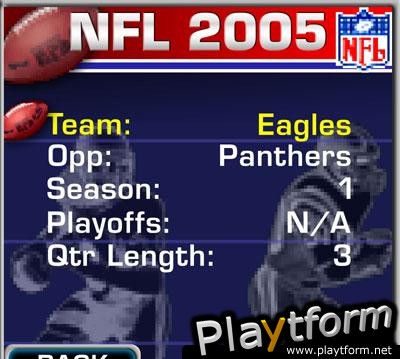 Jamdat Sports NFL 2005 (Mobile)