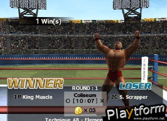 Galactic Wrestling: Featuring Ultimate Muscle (PlayStation 2)