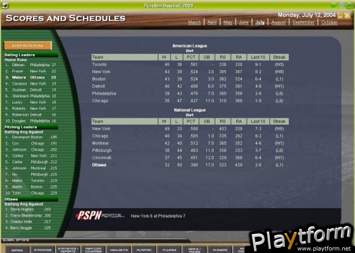 PureSim Baseball 2004 (PC)