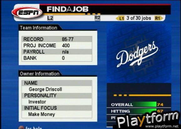 ESPN Major League Baseball (PlayStation 2)