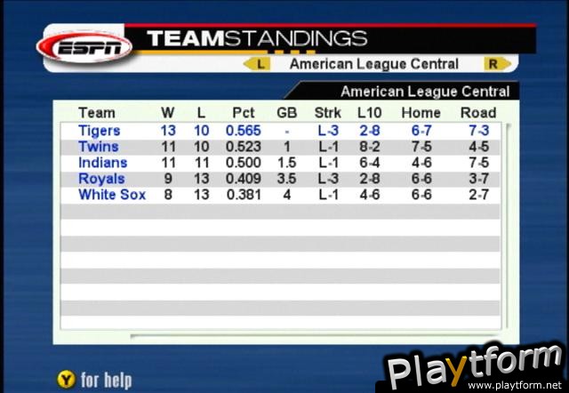 ESPN Major League Baseball (Xbox)