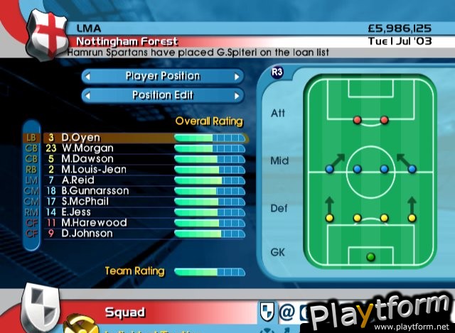 LMA Manager 2004 (PlayStation 2)