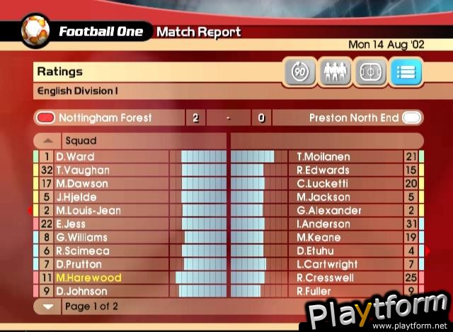 LMA Manager 2004 (PlayStation 2)