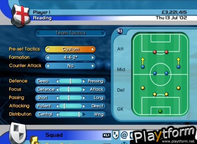 LMA Manager 2004 (PlayStation 2)