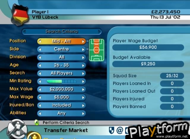 LMA Manager 2004 (Xbox)