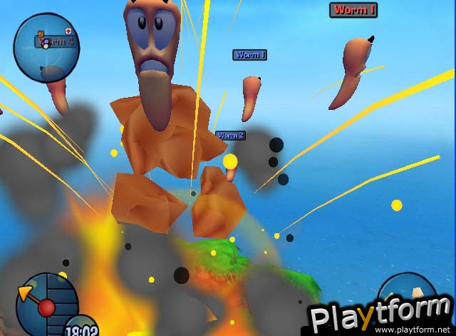 Worms 3D (PlayStation 2)