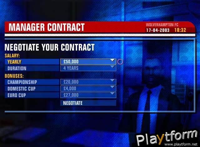 Premier Manager 03/04 (PlayStation 2)