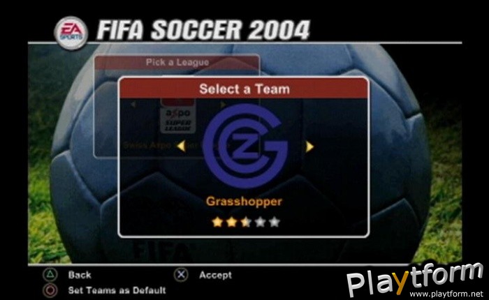 FIFA Soccer 2004 (PlayStation 2)