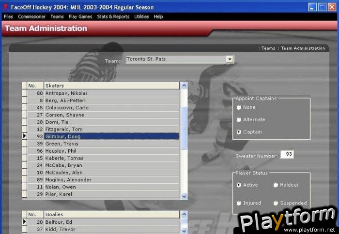 FaceOff Hockey 2004 (PC)