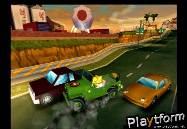 The Simpsons: Hit & Run (GameCube)