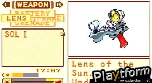 Boktai: The Sun Is in Your Hand (Game Boy Advance)