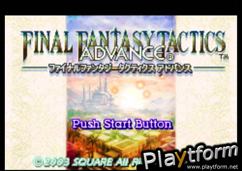 Final Fantasy Tactics Advance (Game Boy Advance)