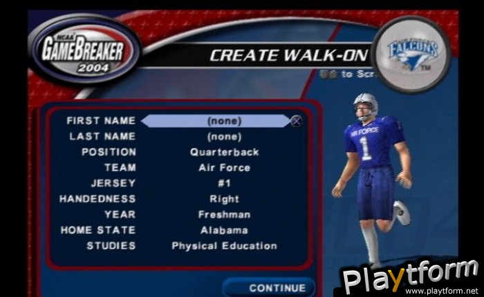 NCAA GameBreaker 2004 (PlayStation 2)