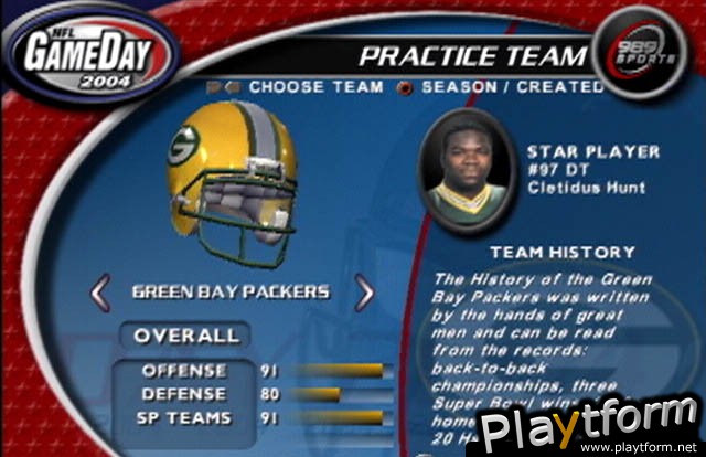 NFL GameDay 2004 (PlayStation 2)