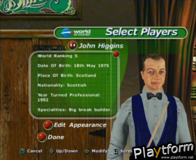 World Championship Snooker 2003 (PlayStation 2)