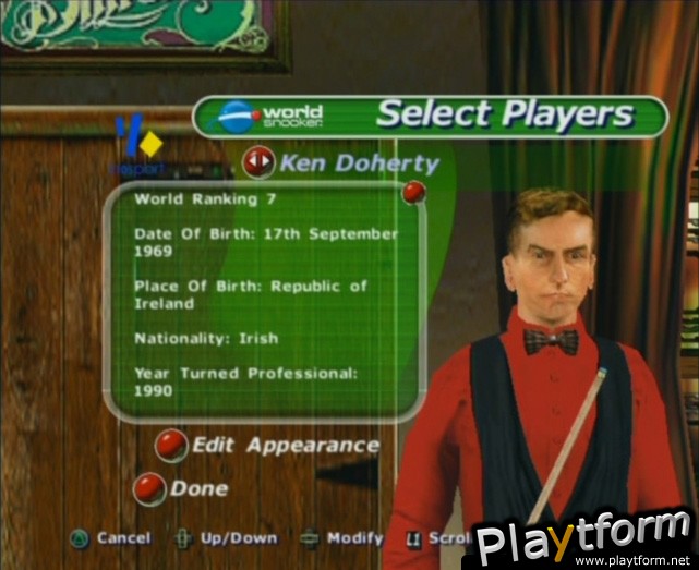 World Championship Snooker 2003 (PlayStation 2)