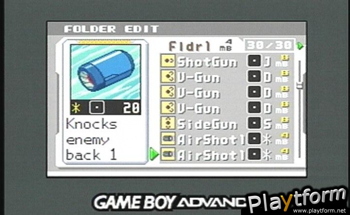 Mega Man Battle Network 3 Blue (Game Boy Advance)