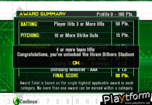 Inside Pitch 2003 (Xbox)