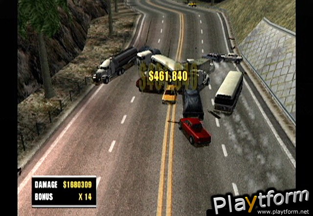 Burnout 2: Point of Impact (GameCube)