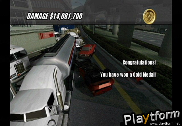 Burnout 2: Point of Impact (GameCube)