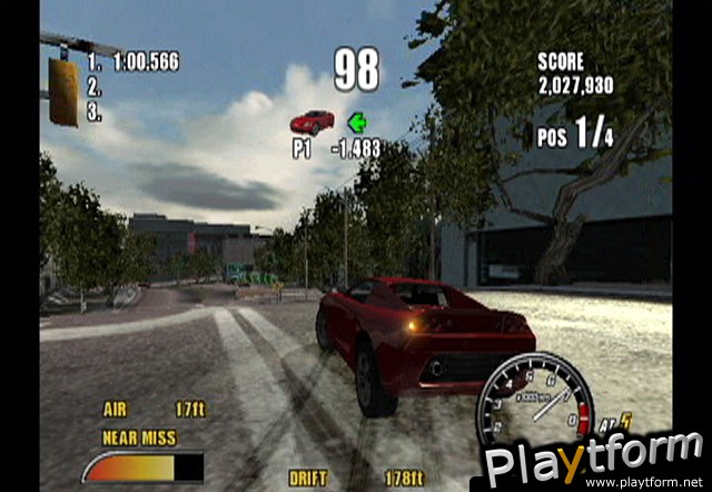 Burnout 2: Point of Impact (GameCube)