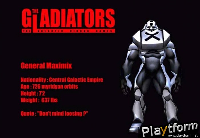 The Gladiators: The Galactic Circus Games (PC)