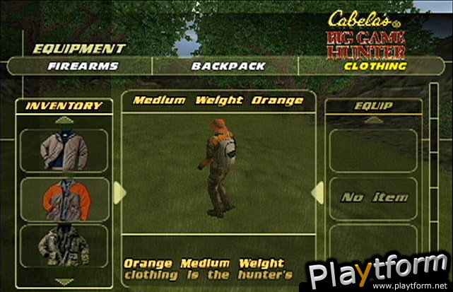 Cabela's Big Game Hunter (PlayStation 2)