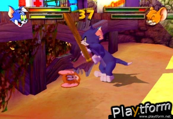 Tom & Jerry in War of the Whiskers (PlayStation 2)