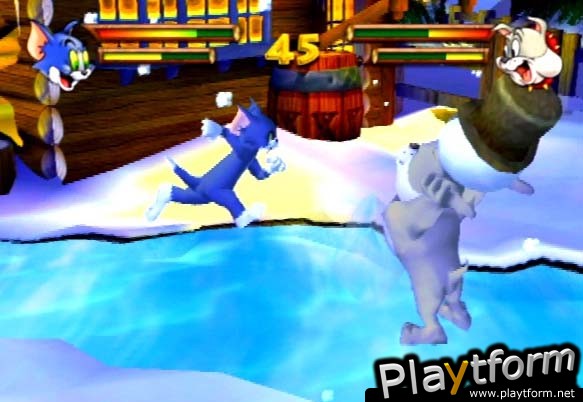 Tom & Jerry in War of the Whiskers (PlayStation 2)