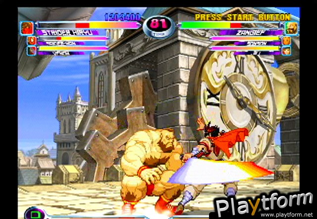 Marvel vs. Capcom 2 (PlayStation 2)