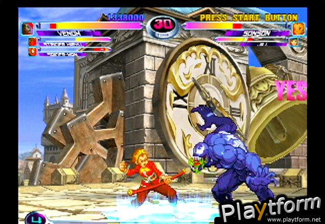 Marvel vs. Capcom 2 (PlayStation 2)