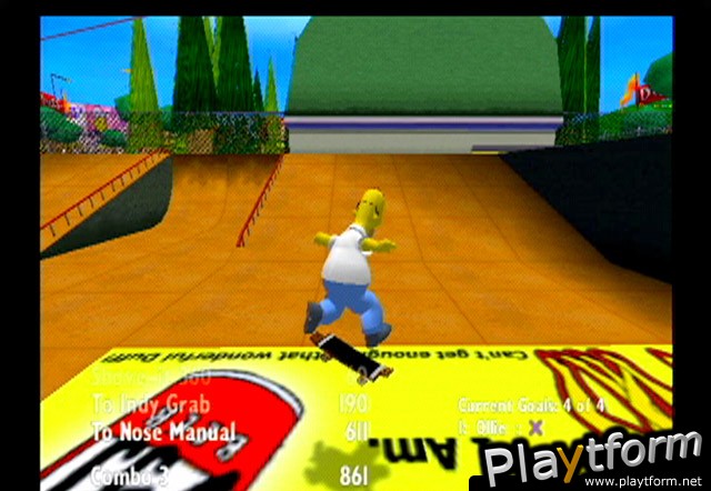 The Simpsons Skateboarding (PlayStation 2)