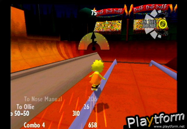 The Simpsons Skateboarding (PlayStation 2)