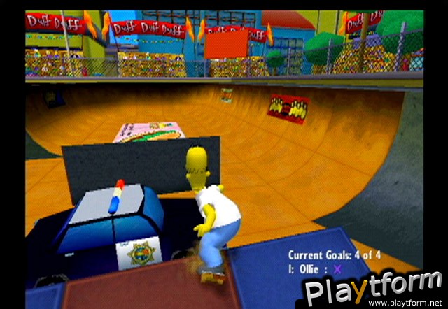 The Simpsons Skateboarding (PlayStation 2)