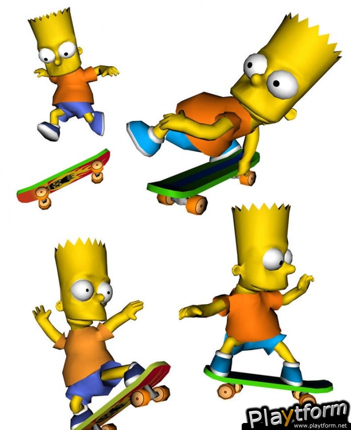 The Simpsons Skateboarding (PlayStation 2)