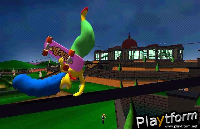 The Simpsons Skateboarding (PlayStation 2)