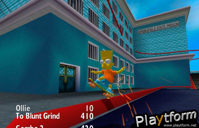 The Simpsons Skateboarding (PlayStation 2)