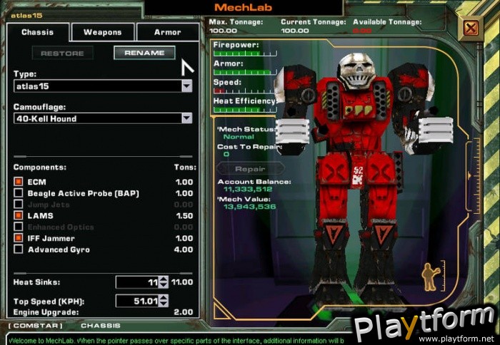 MechWarrior 4: Mercenaries (PC)