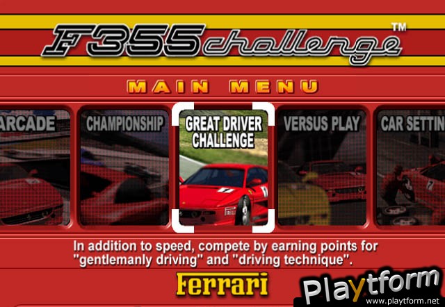 Ferrari F355 Challenge (PlayStation 2)