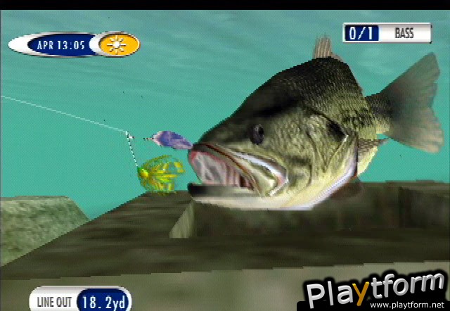 Sega Bass Fishing Duel (PlayStation 2)