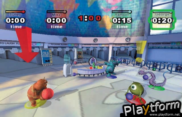 Monsters, Inc. Scream Arena (GameCube)