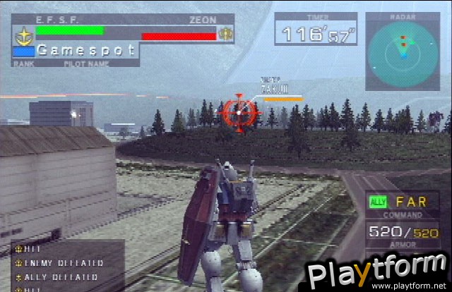 Mobile Suit Gundam: Federation vs. Zeon (PlayStation 2)