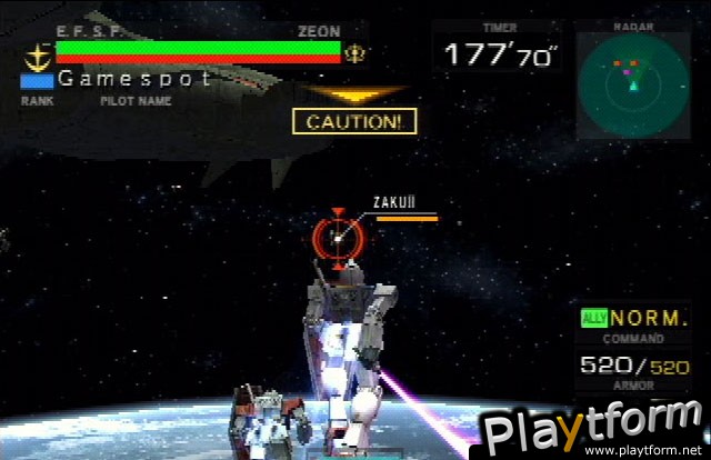 Mobile Suit Gundam: Federation vs. Zeon (PlayStation 2)