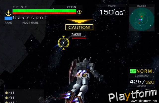 Mobile Suit Gundam: Federation vs. Zeon (PlayStation 2)