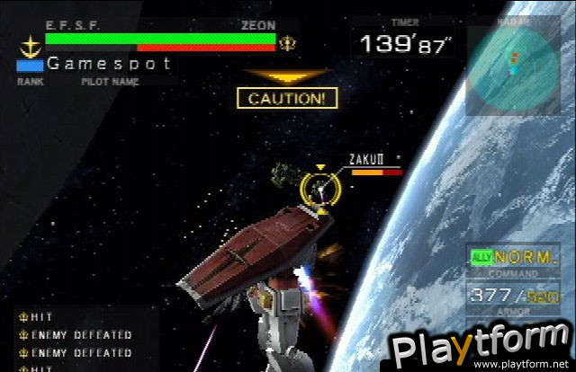 Mobile Suit Gundam: Federation vs. Zeon (PlayStation 2)