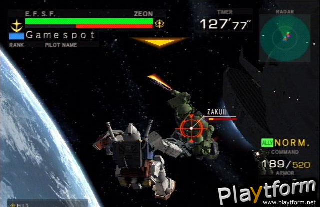 Mobile Suit Gundam: Federation vs. Zeon (PlayStation 2)