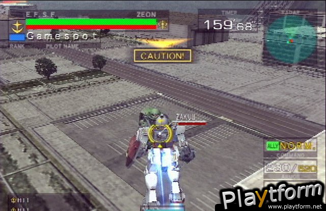 Mobile Suit Gundam: Federation vs. Zeon (PlayStation 2)