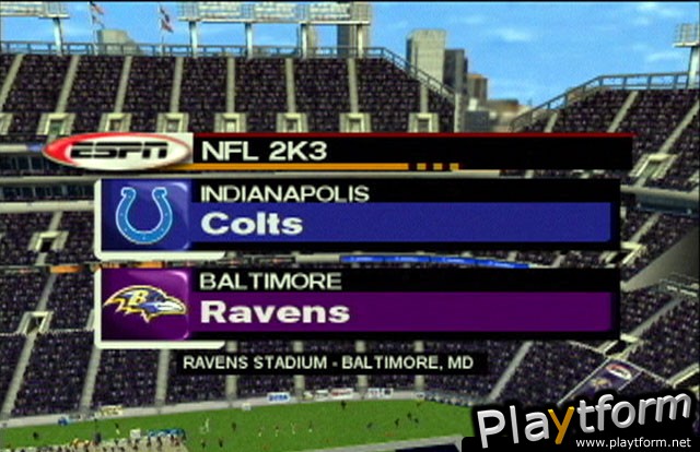 NFL 2K3 (PlayStation 2)