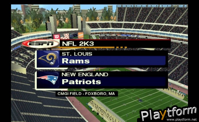 NFL 2K3 (Xbox)