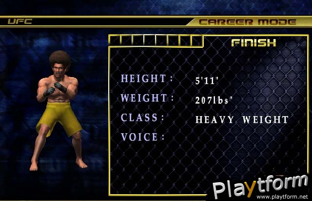 Ultimate Fighting Championship: Throwdown (GameCube)